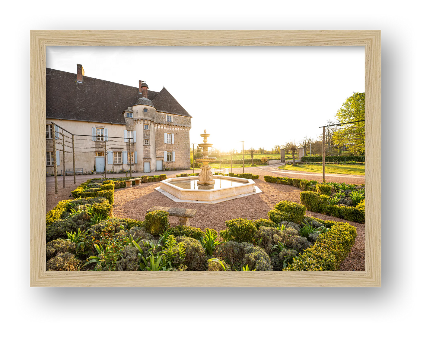 Lalande Courtyard — framed