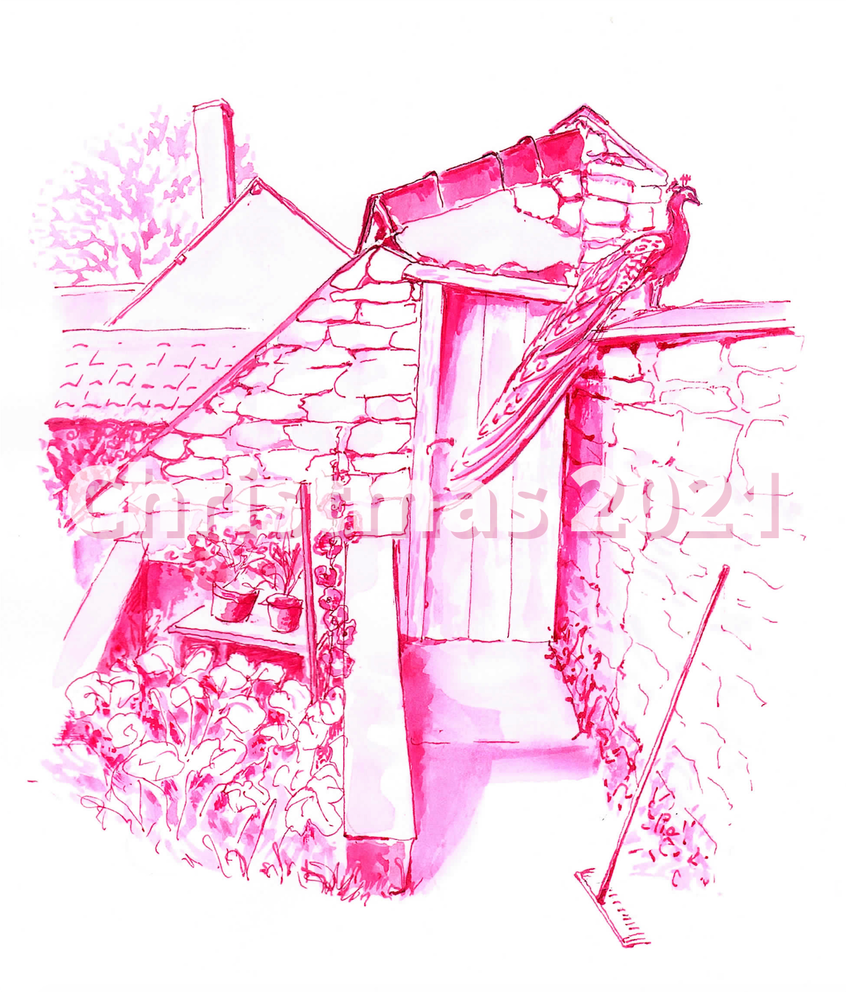 Toile Isabelle's Greenhouse