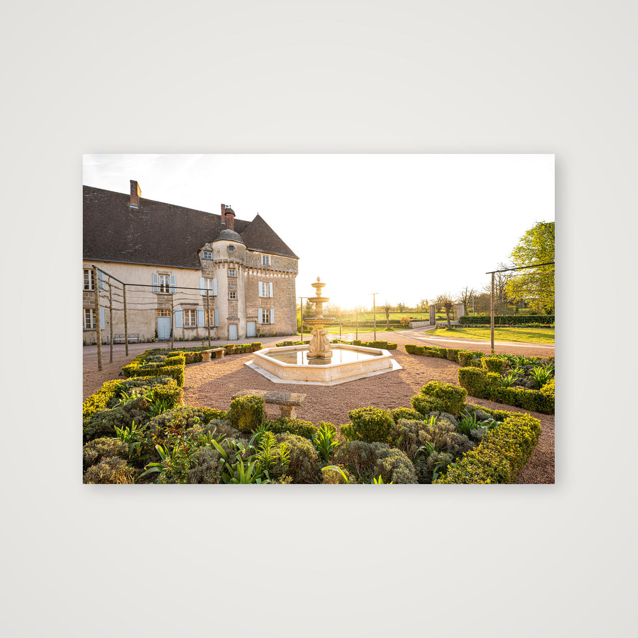 Lalande Courtyard — 100×70cm, 39×28" Print only