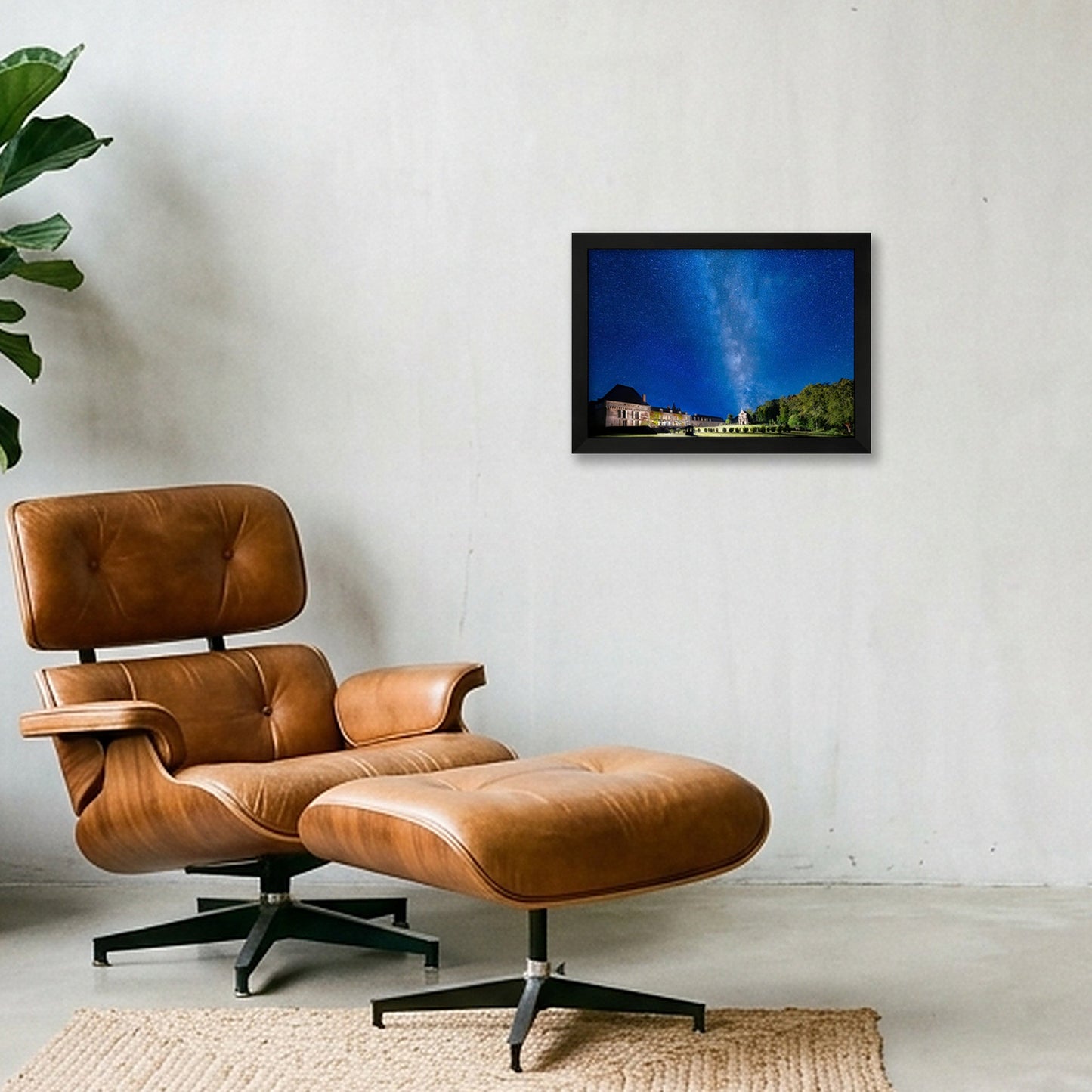 The Milky Way — A4 (30×21cm, 12×8") Black Frame