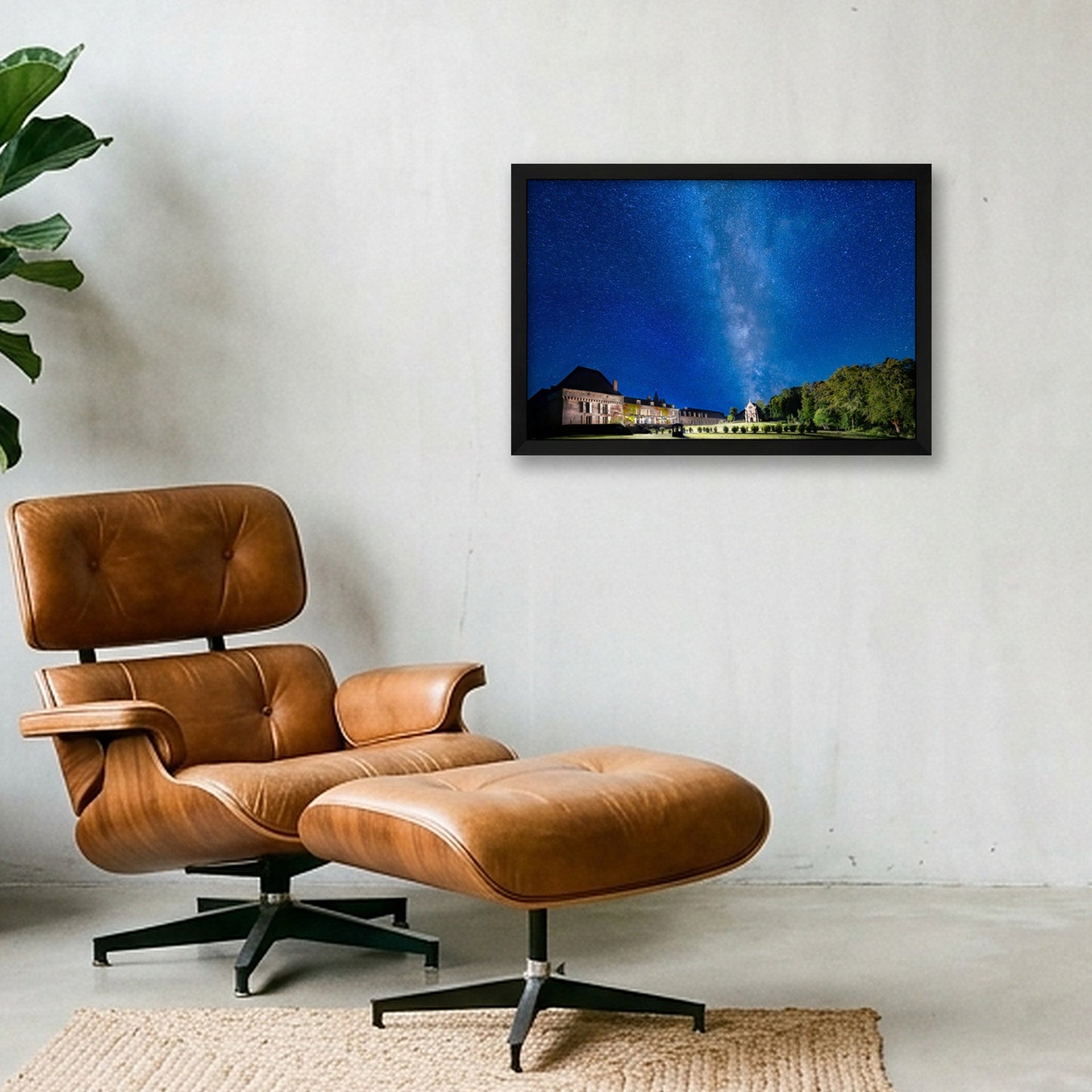The Milky Way — 45×30cm, 18×12" Black Frame