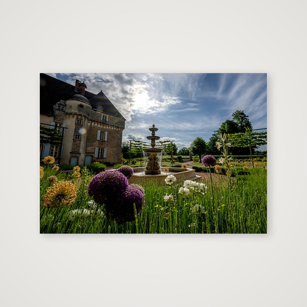 Lalande fountain — A4 (30×21cm, 12×8") Print only