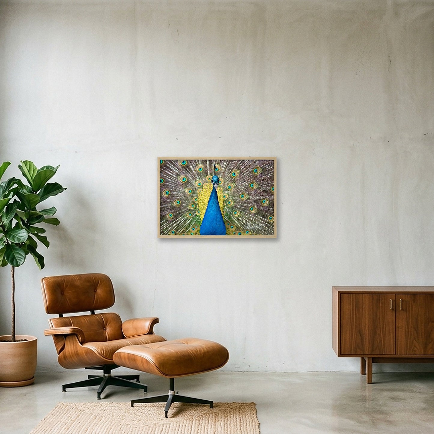 Thor — 60×40cm, 24×16" Oak Frame