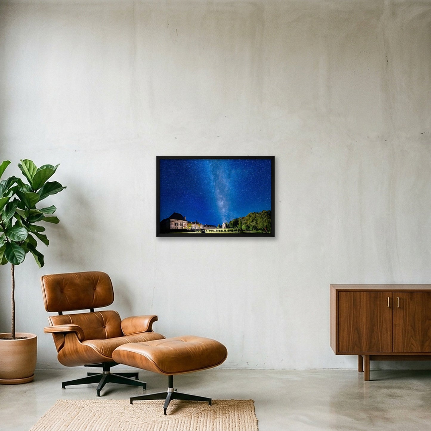 The Milky Way — 60×40cm, 24×16" Black Frame