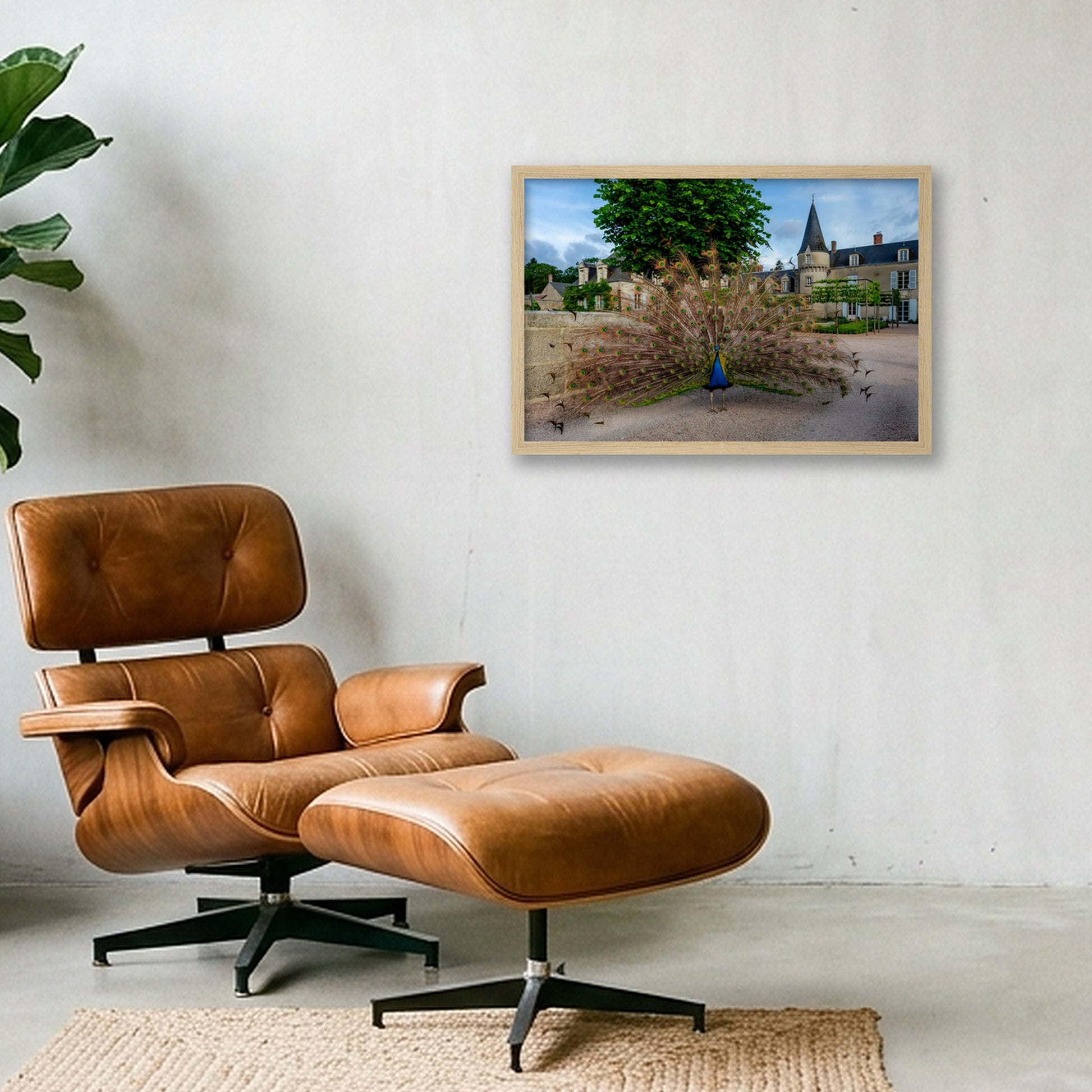 Thor God of Thunder  — 45×30cm, 18×12" Oak Frame