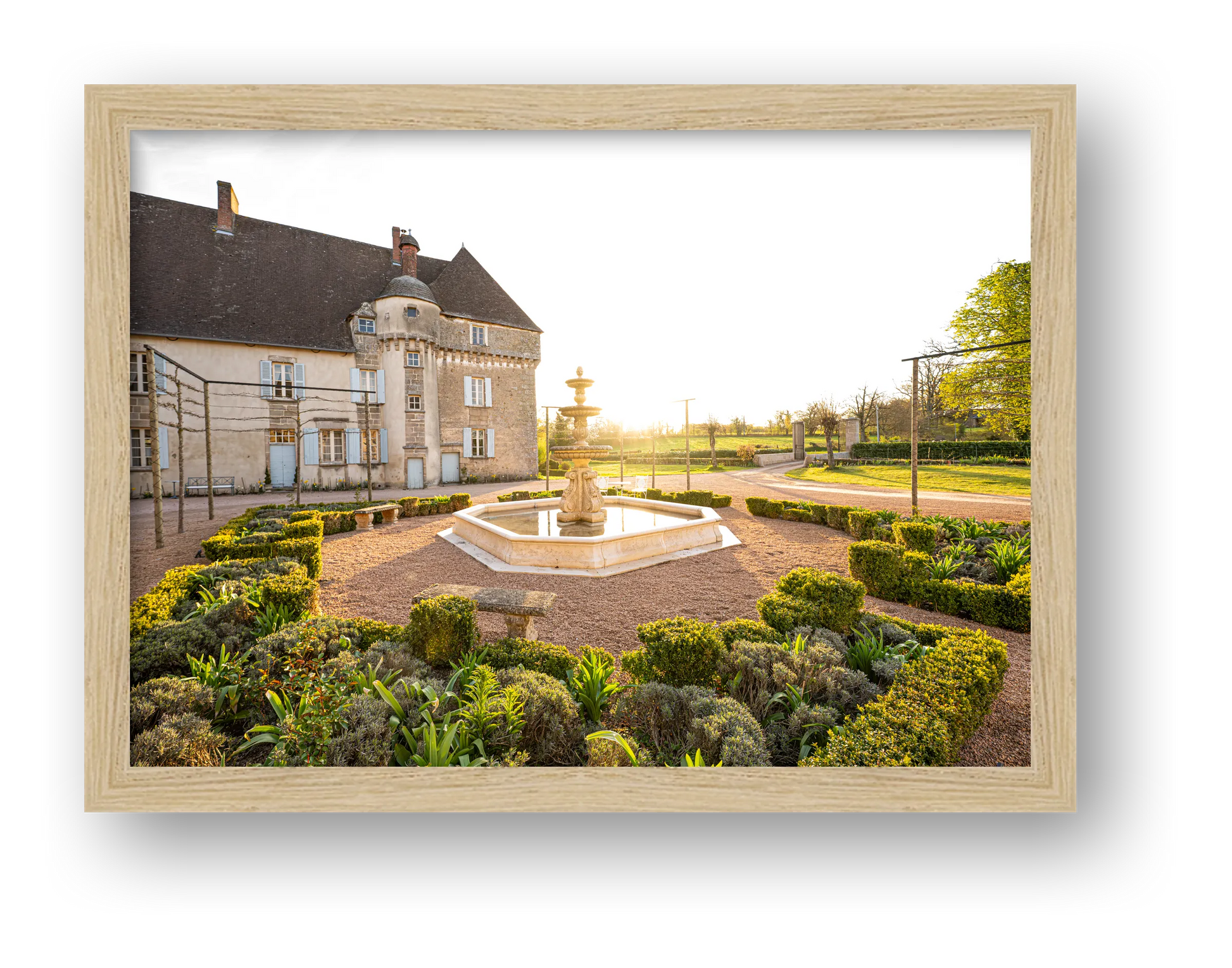 Lalande Courtyard — framed