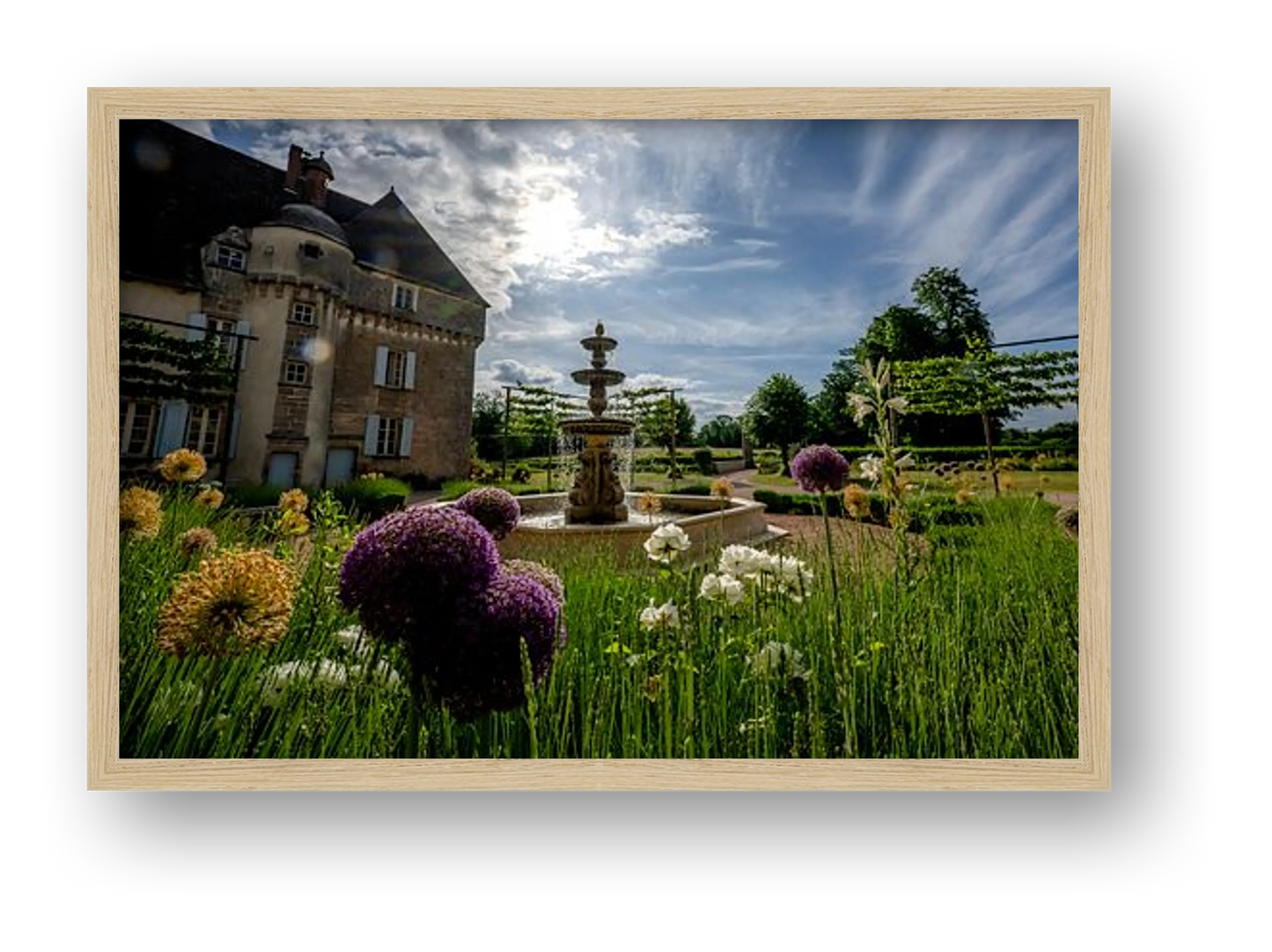 Lalande fountain — framed