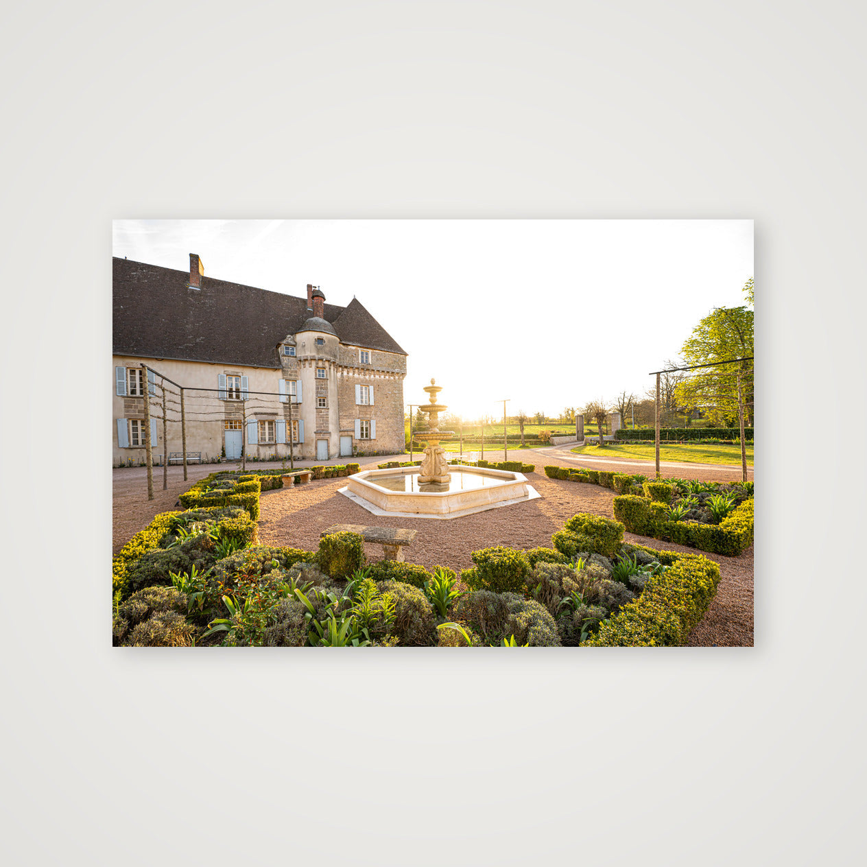 Lalande Courtyard — 45×30cm, 18×12" Print only