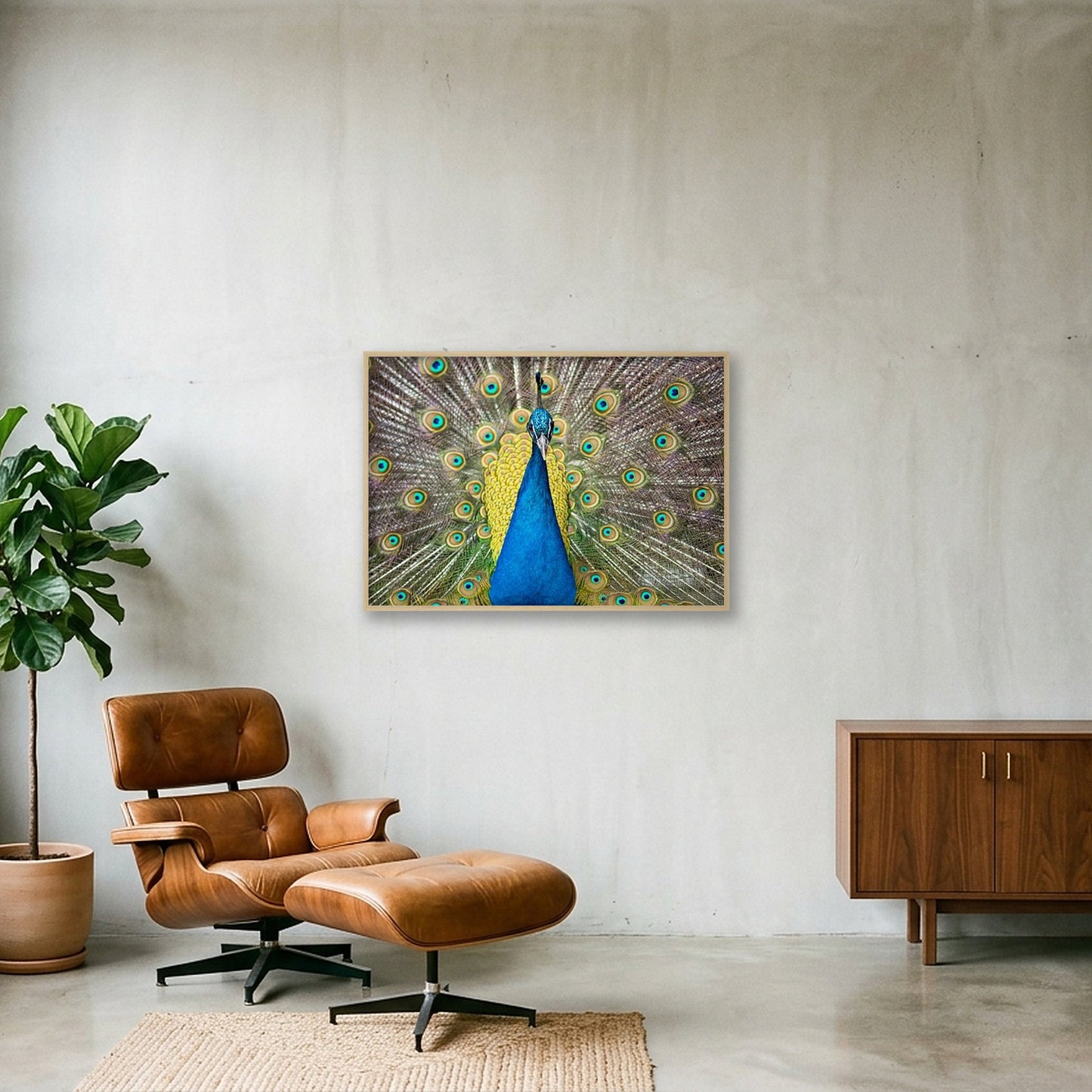 Thor — 100×70cm, 39×28" Oak Frame