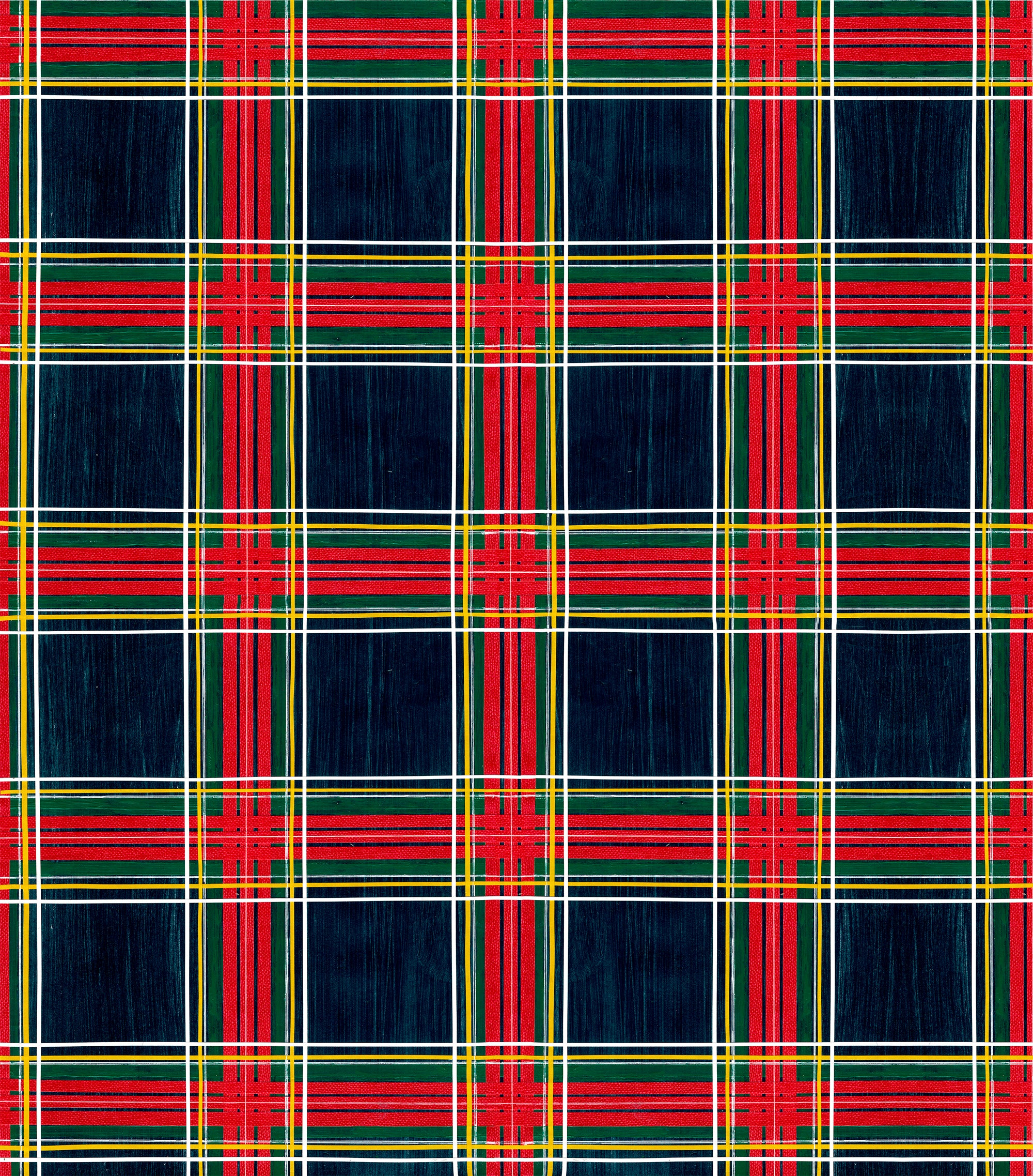 Tartan wrapping shop paper